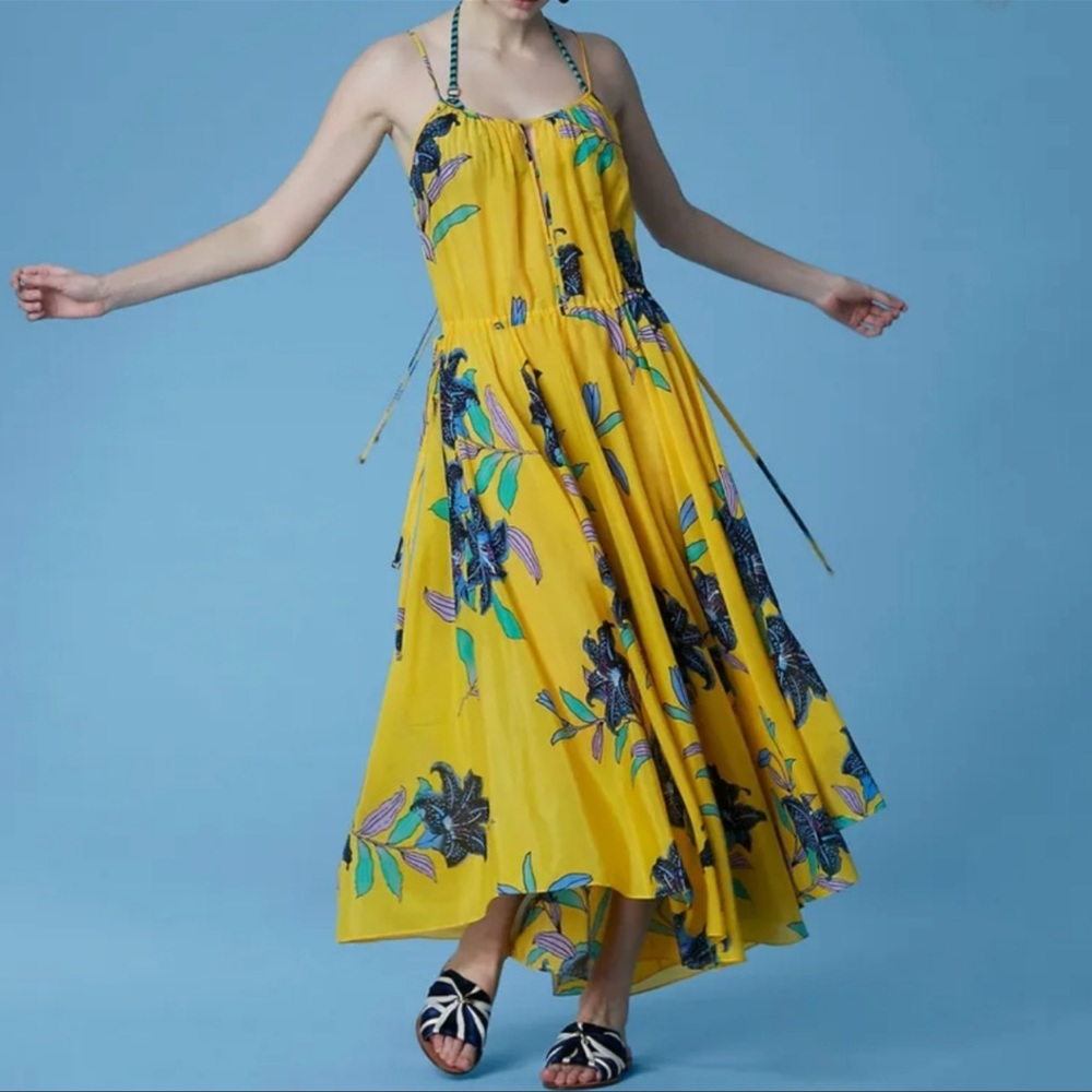DVF Pineapple Maxi Dress